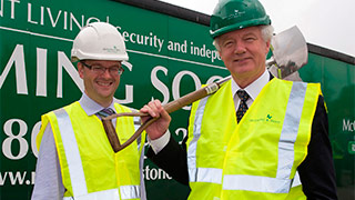 “Breaking ground” at Barnes Wallis Court, Howden