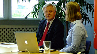 Sir David Davis talks Snoopers Charter with 38 Degrees campaigning organisation