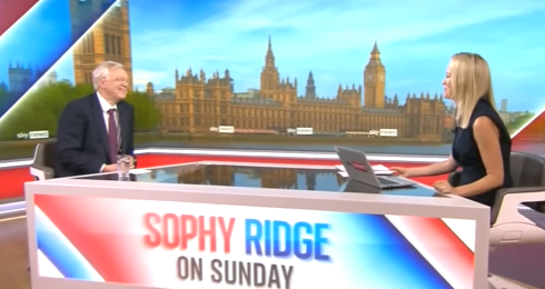 Sir David Davis joins Sophy Ridge on Sunday